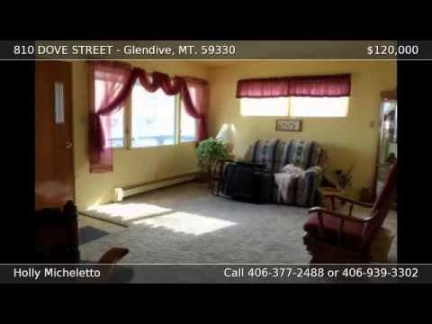 810 DOVE STREET, Glendive, MT home video tour