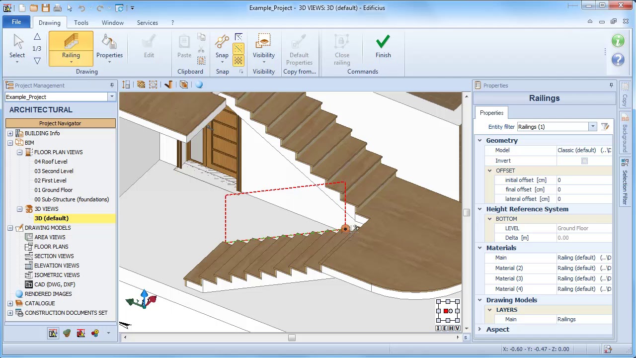 Tutorial de Edificius - Dibujar la Barandilla - ACCA software - YouTube
