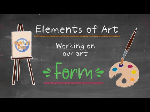 Art Education - Elements Of Art - Form - Getting Back To The Basics - Art For Kids - Art Lesson
