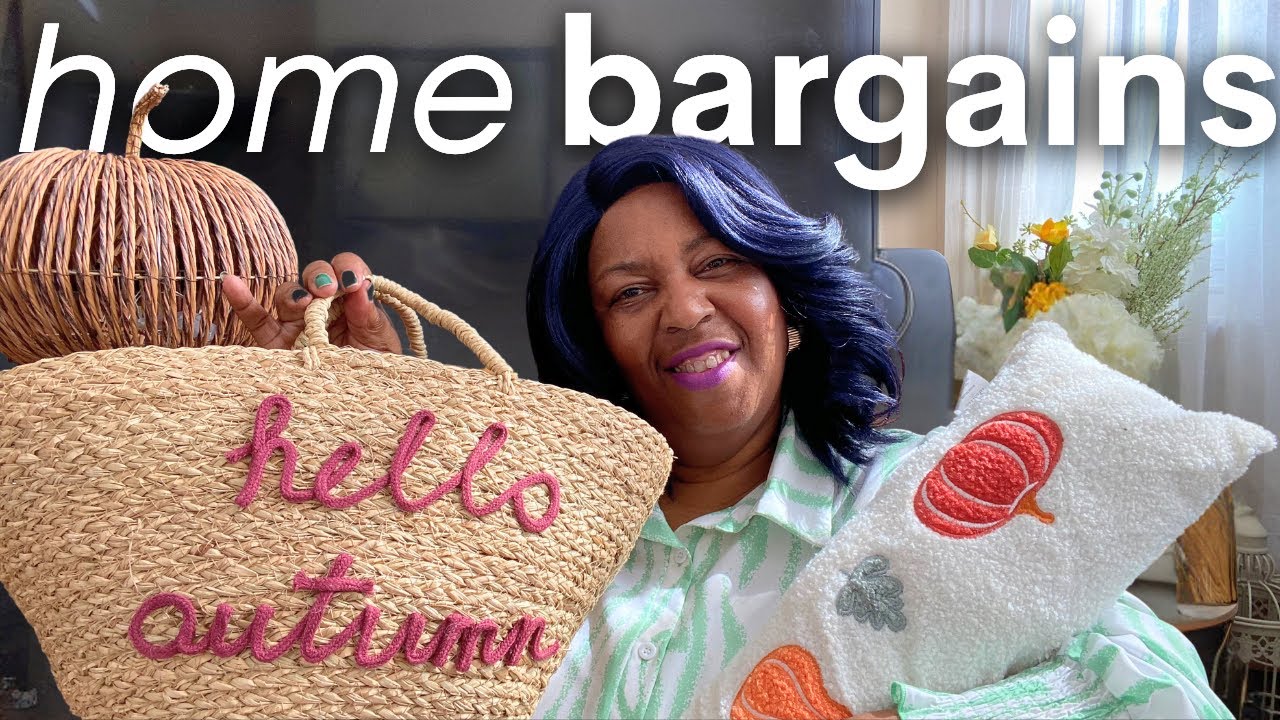 HOME BARGAINS HAUL | NEW IN AUTUMN HOME DECOR - YouTube