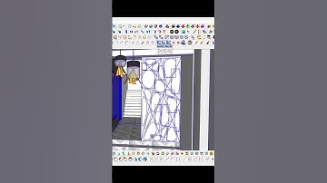 how to create designer screen element in sketchup  sketchup quick tips