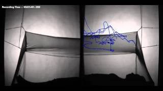 Bouncing track at a human baited bed net