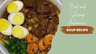 Best Beef and Shrimp Yakamein