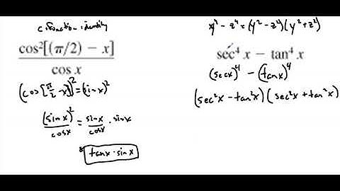Simplifying Trig Expressions (Video 1)