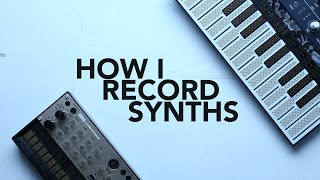 How I Record Hardware Synths With Ableton Live Example