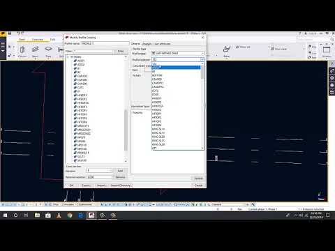 Define a cross section using polygon in Tekla