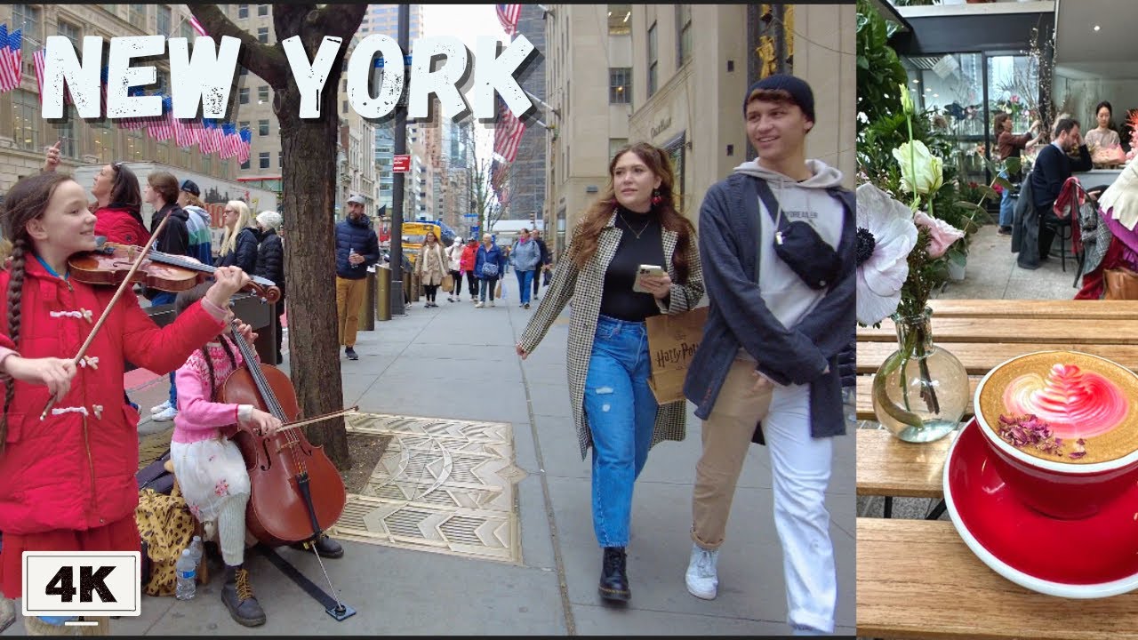 New York, Amerika Serikat | Avenue Lexington | Tur Jalan Kaki 4K