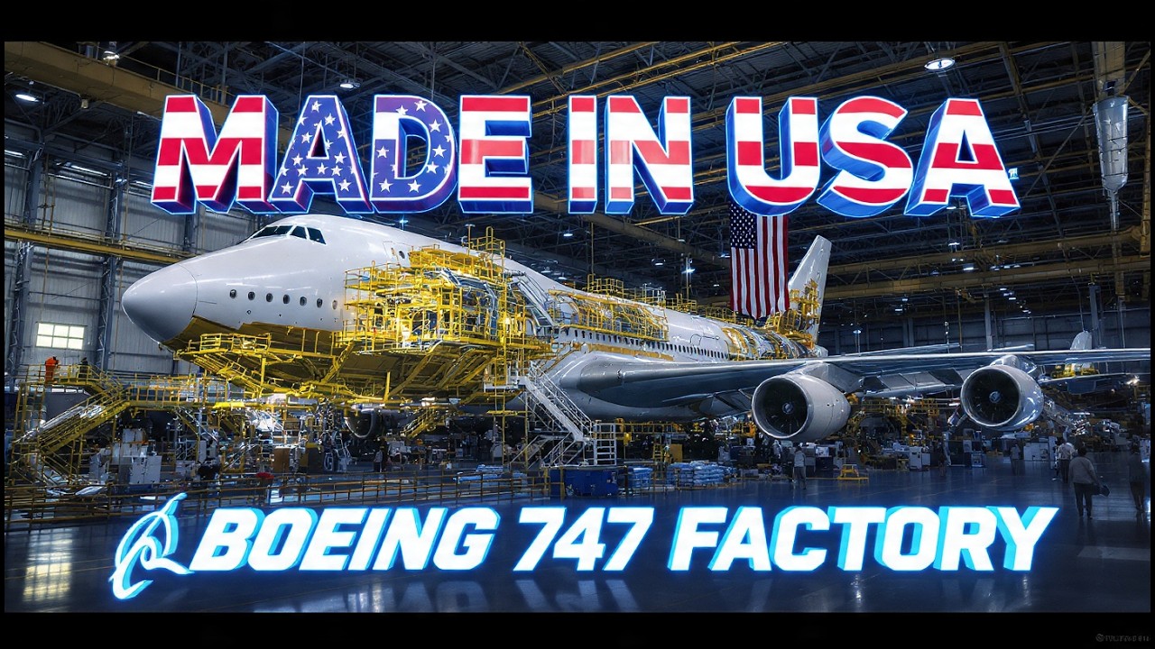 How Boeing 747 Airplanes Are Built in USA Inside The World's Largest ...