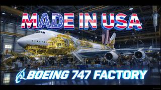 How Boeing 747  Airplanes Are Built in USA  Inside The World's Largest Factory