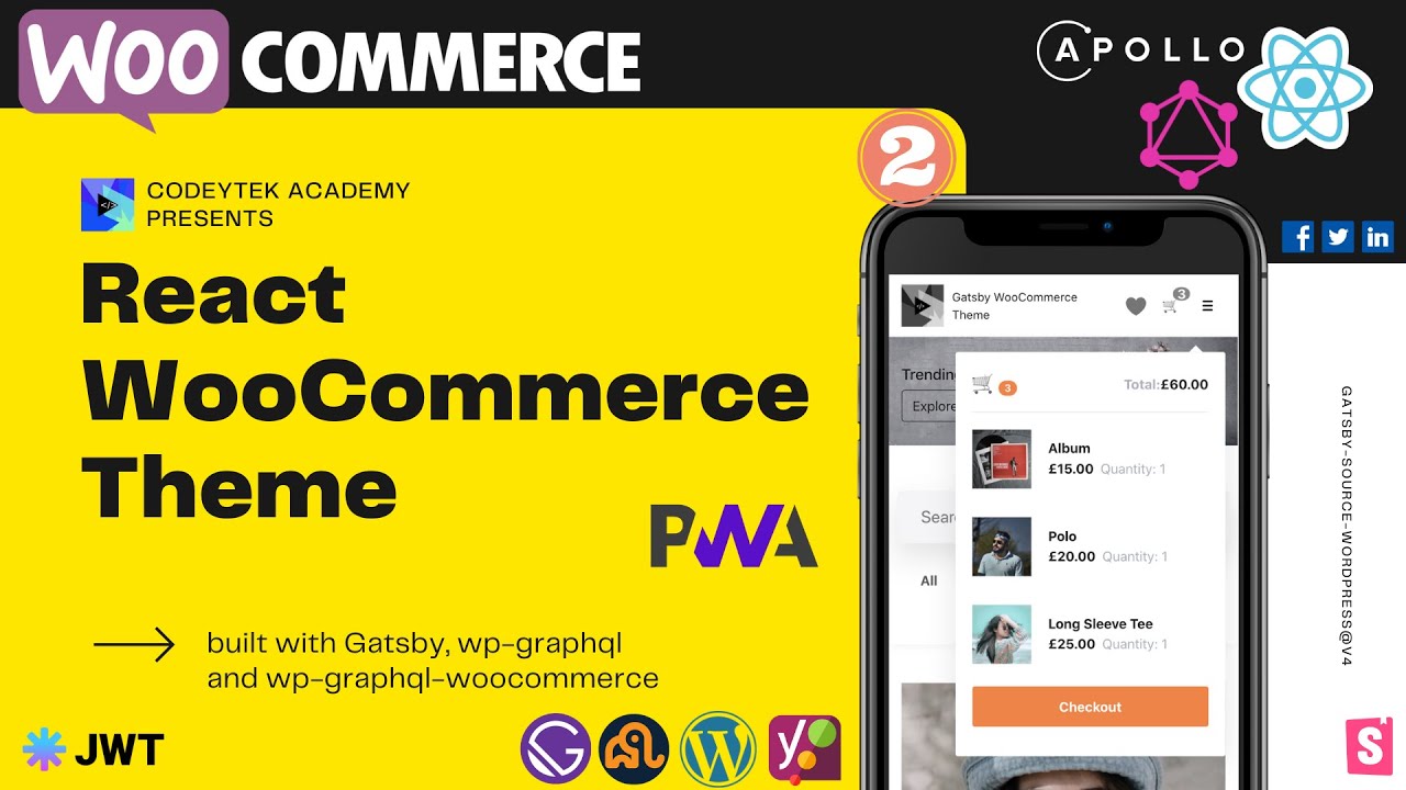 Using React WooCommerce Theme | Gatsby Source WordPress Experimental 