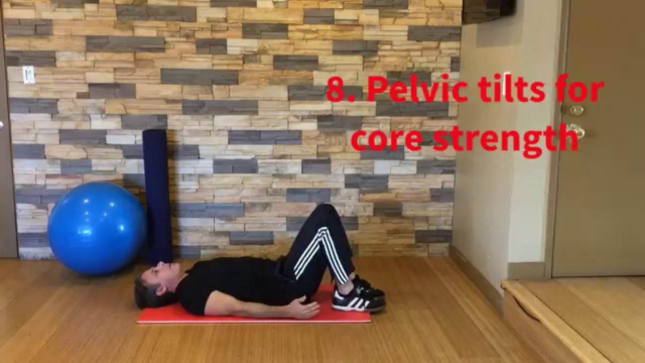Sciatica self help less than 10 min routine 8 exercises - YouTube