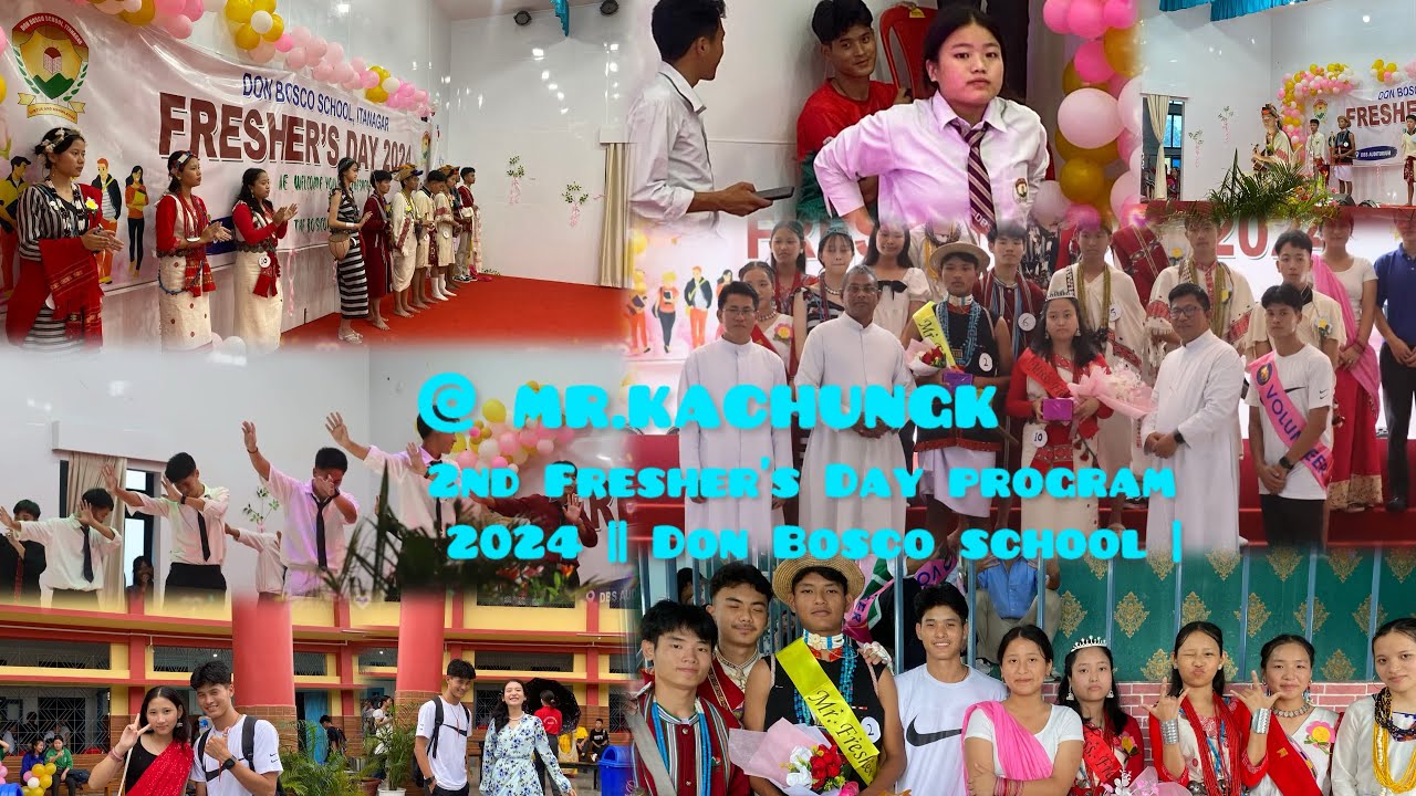 2th freshers day program ||Don Bosco school ||Itanagar . @Bamangkachung  @YouthConfessions