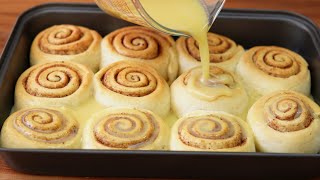 Delicious cinnamon rolls with simple ingredients, always an impressive result