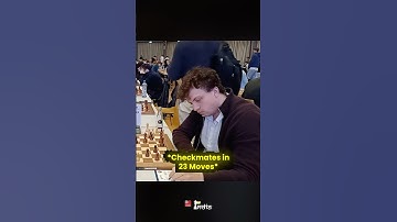 Hans Niemann is Back & Checkmates in 23 Moves😨 #chess #hansniemman