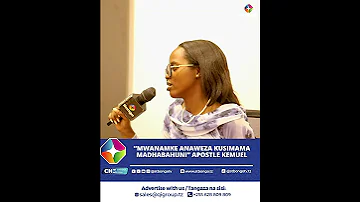 JE NI SAHIHI MWANAMKE KUSIMAMA MADHABAHUNI BIBLIA INASEMAJE KUHUSU HILI 