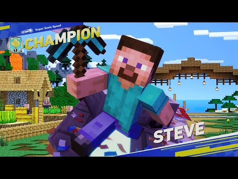 Sonic Racing CrossWorlds: Minecraft DLC!