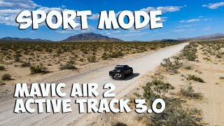 DJI Mavic Air 2 - Active Track 3.0 - Vehicle Tracking in Sport Mode - 4k
