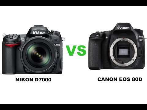 Canon 80D vs Nikon D7000