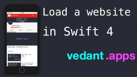 How to load a website using swift | Swift 4 + WebKit View