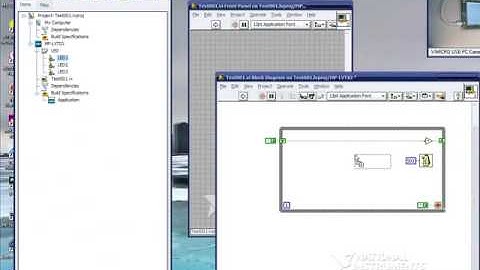 LabVIEW on ARM7 LPC2378 Board with I/O and Touch Screen