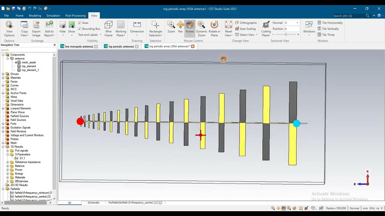 Design of Phased Array Antenna Based on the LPDA Antenna cst hfss YouTube