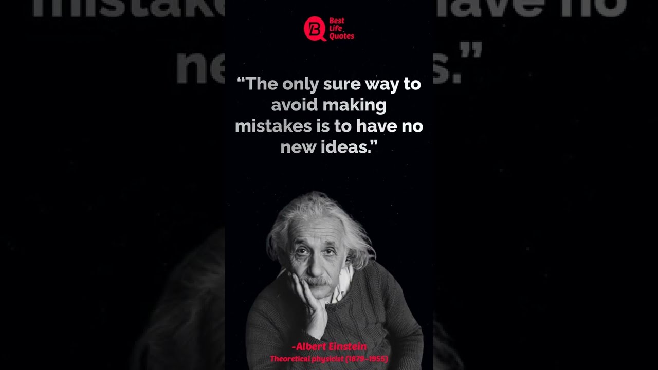 The Only Sure Way To Avoid Albert Einstein WhatsApp Status Quotes Motivation Shorts