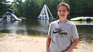 Waterfront activities at Pinemere Camp
