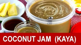 Coconut jam (kaya) how to make it at home