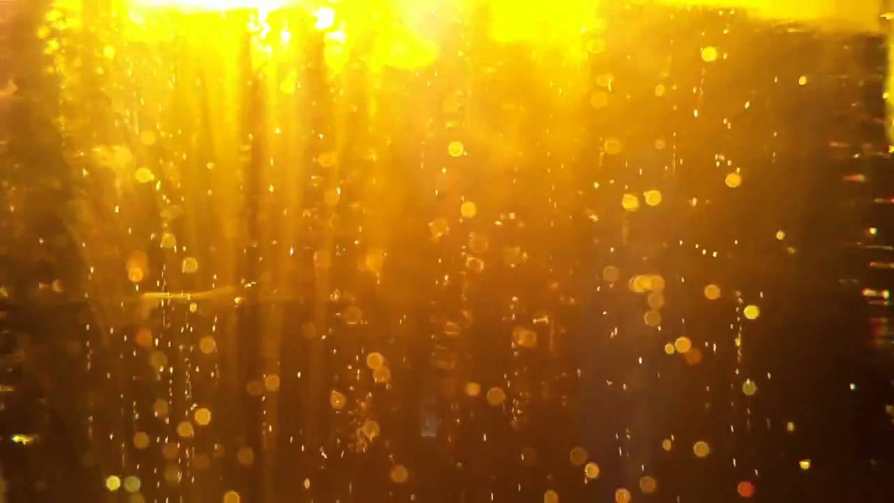 Short footage for golden bubbles YouTube