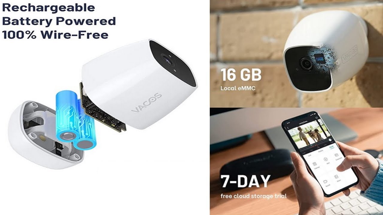 Vacos Cam SE - Battery Powered Outdoor Camera at Budget Price