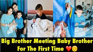 Big Brother Meeting Baby Brother First Time in hospital (हिन्दी)/Baby Delivery In America/vlog 2/