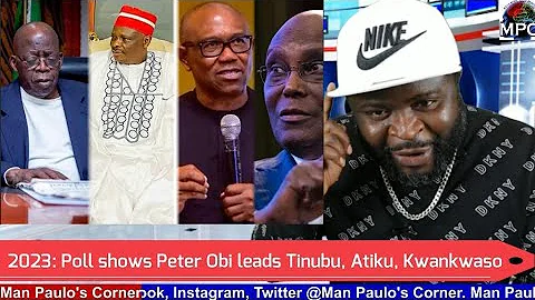 2023 Election: Poll shows Peter Obi leads Tinubu, Atiku, Kwankwaso. Obideints we move.