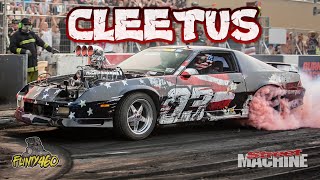 CLEETUS HITS THE WALL AND KILLS THE ENGINE IN \\