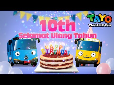 Selamat Ulang Tahun Tayo! l Happy Birthday Bahasa Indonesia l Tayo Bus Kecil