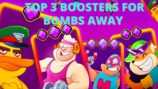 3 BEST BOOSTER  for BOMBS AWAY (triples sprint) with which you can beat any diamond and legendary b.