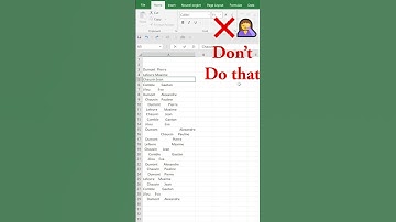 Remove Extra Spaces Using Trim Function in Excel #shorts #excel #exceltips
