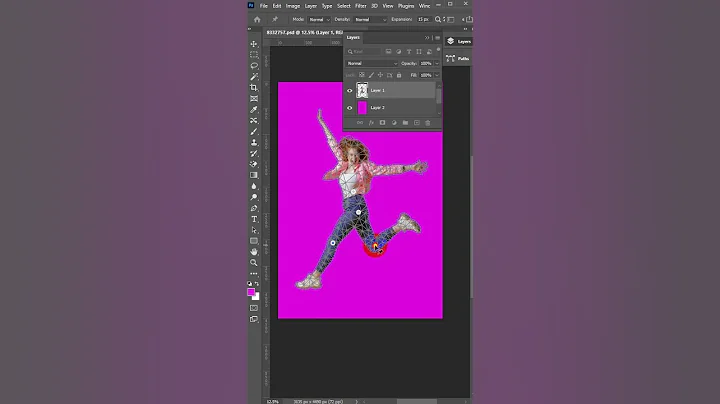 Move Body Parts Without Breaking Them - Photoshop Tutorial #Shorts