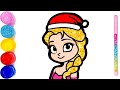 A Sparkling Adventure: Drawing and Coloring Princess Elsa with Glitter!