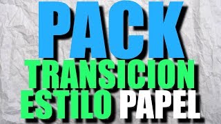 PACK TRANSICION ESTILO  ROMPIENDO PAPEL VEGAS PRO