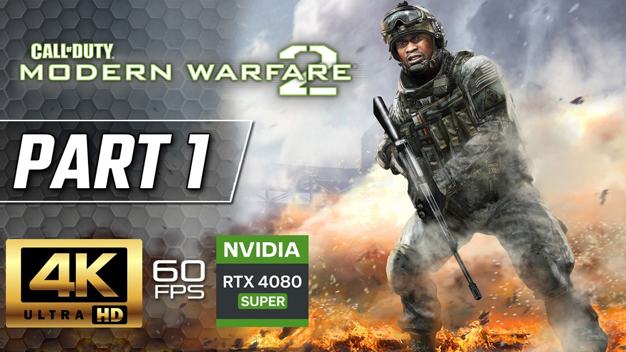 Прохождение игры Call of Duty: Modern Warfare 2, часть 1 [4K 60FPS RTX 4080] Без комментариев