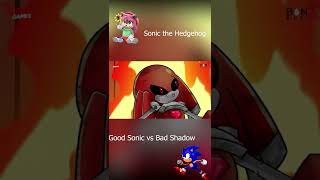 Good Sonic vs Bad Shadow - Sonic The Hedgehog  | Sonic Animation #shorts