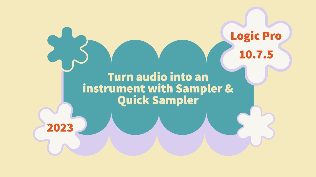 Logic Pro 10 7 5 Tutorial Turn Any Audio File Into An Instrument With Logic pro 10 7 5 tutorial turn any audio file into an instrument with