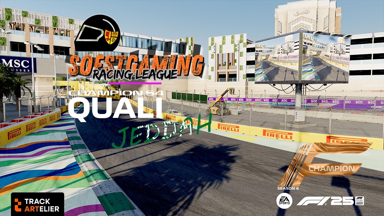 Soestgaming Racing League Champions | Season 4 | Quali 6 | Jeddah | powered by TrackARTelier