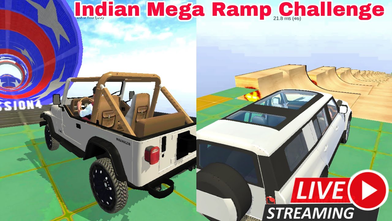 INDIAN MEGA RAMP LIVE CHALLENGE  Indain Heavy Driver