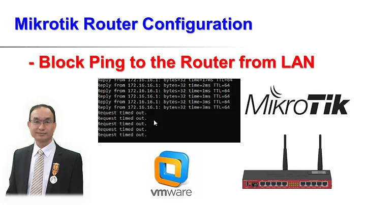 How to block Ping ICMP request to Mikrotik Router but allow some IP Addresses in LAN