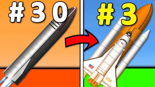 30 BEST Rockets In Spaceflight Simulator