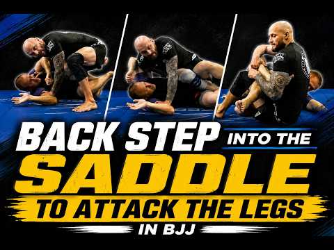 Back Step Into The Saddle Position In BJJ