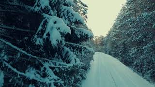 Россия, Ковровский район, Январь...Russia, Kovrovsky district, January ... DJI Mavic Mini