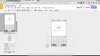 Drawing Wireframe on Google Docs Presentation Path 11/12