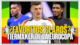 ¿QUIÉNES SON LOS FAVORITOS A LA EURO? | TIERMAKER EUROCOPA